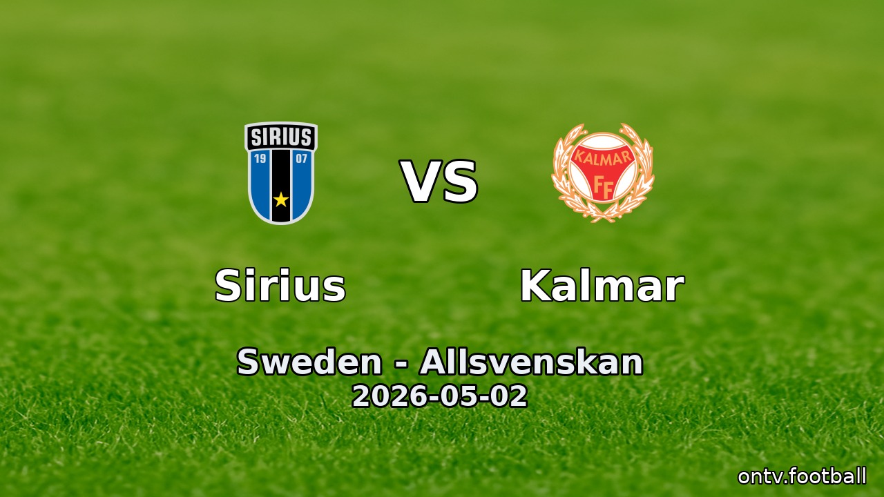 Sirius vs Kalmar