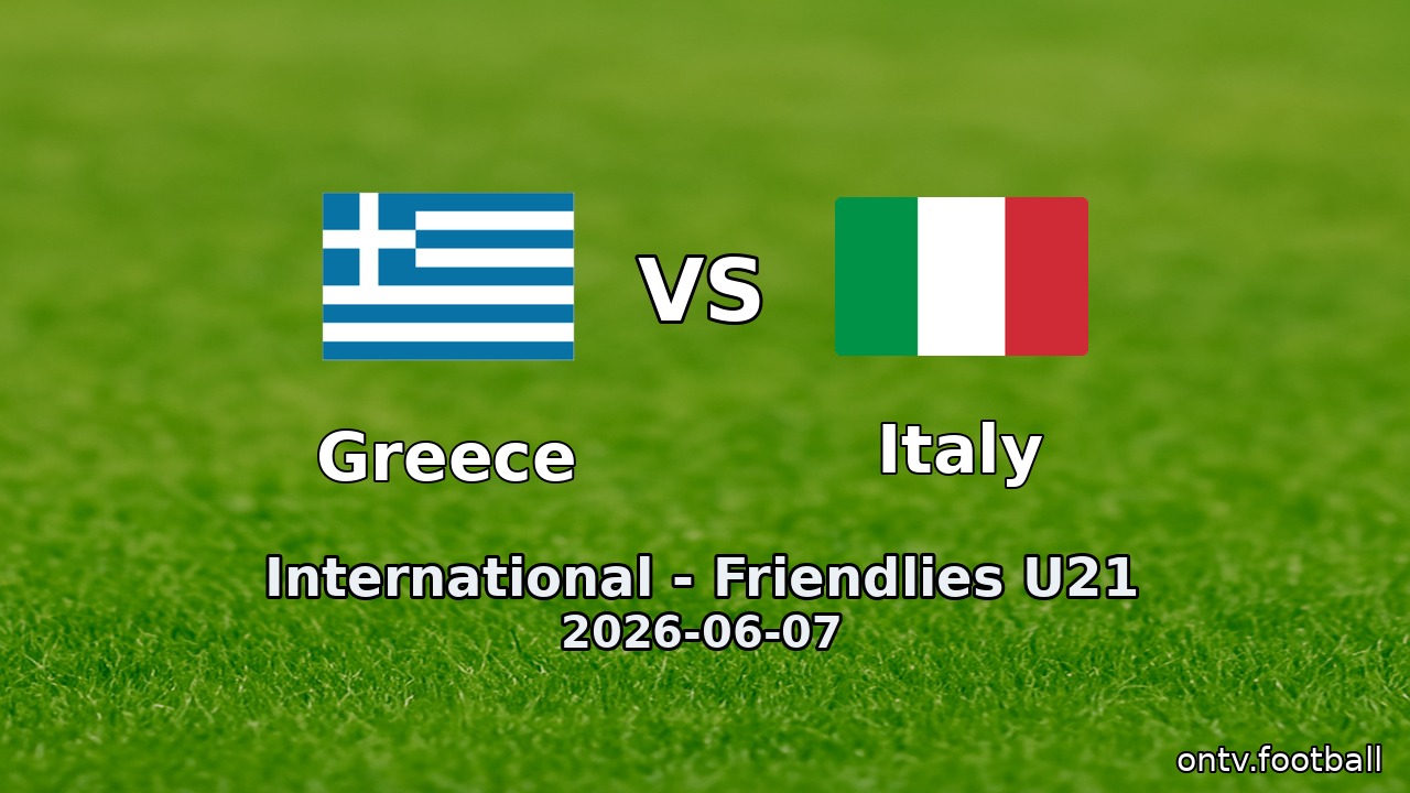 Greece vs Italy