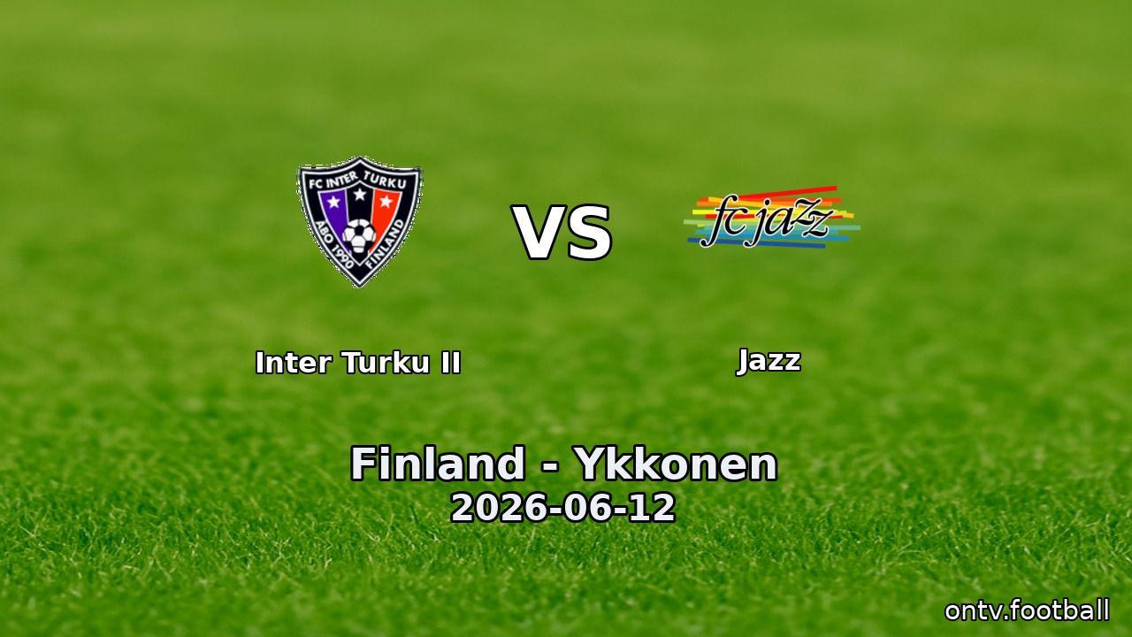 Inter Turku II vs Jazz