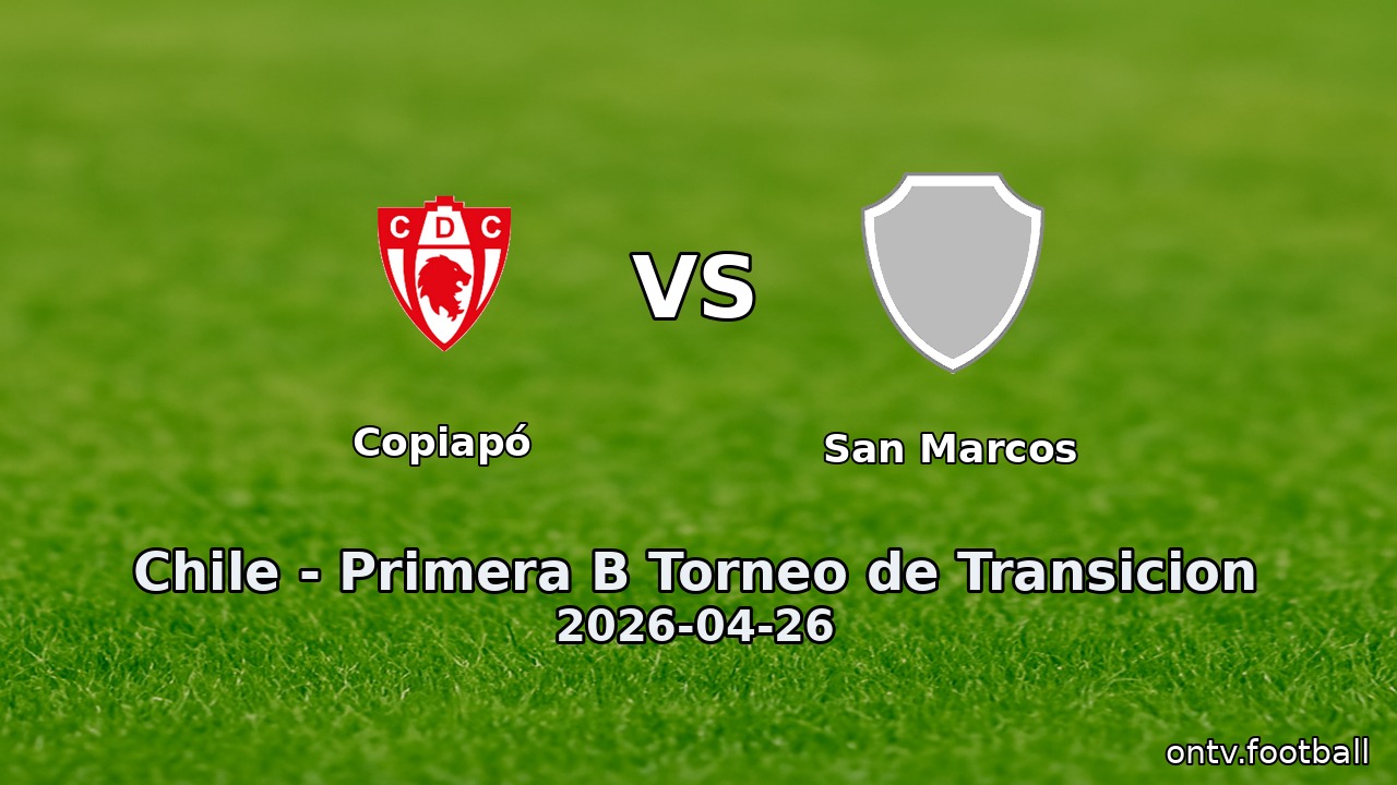 Copiapó vs San Marcos