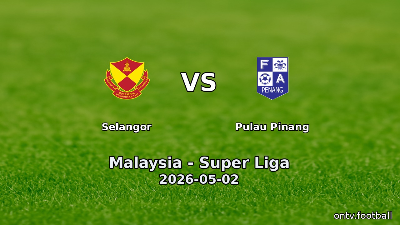 Selangor vs Pulau Pinang