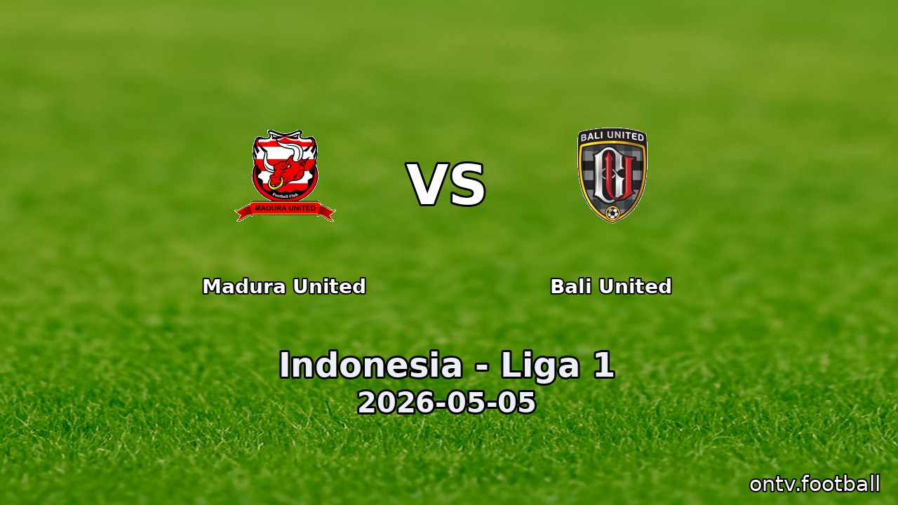 Madura United vs Bali United