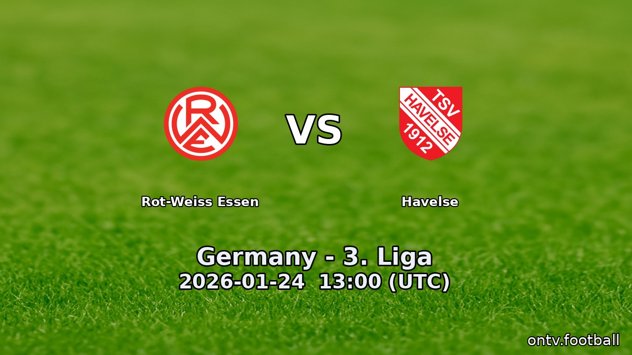 Rot-Weiss Essen vs Havelse