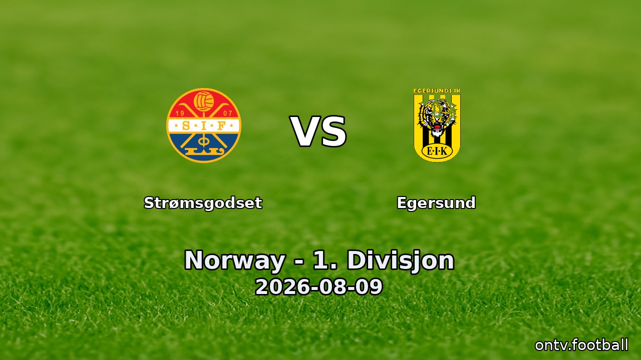 Strømsgodset vs Egersund