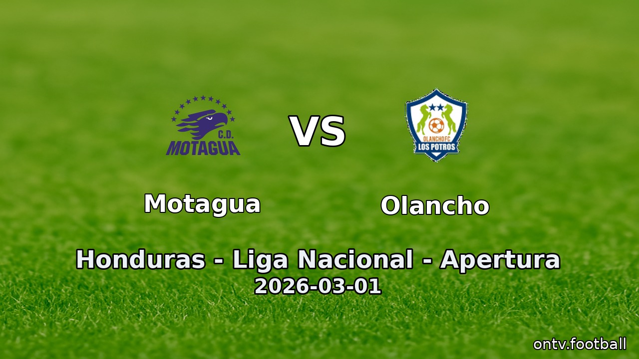 Motagua vs Olancho