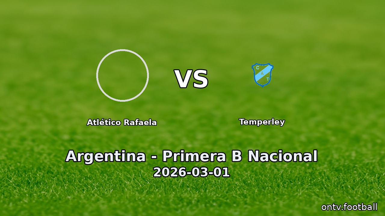 Atlético Rafaela vs Temperley