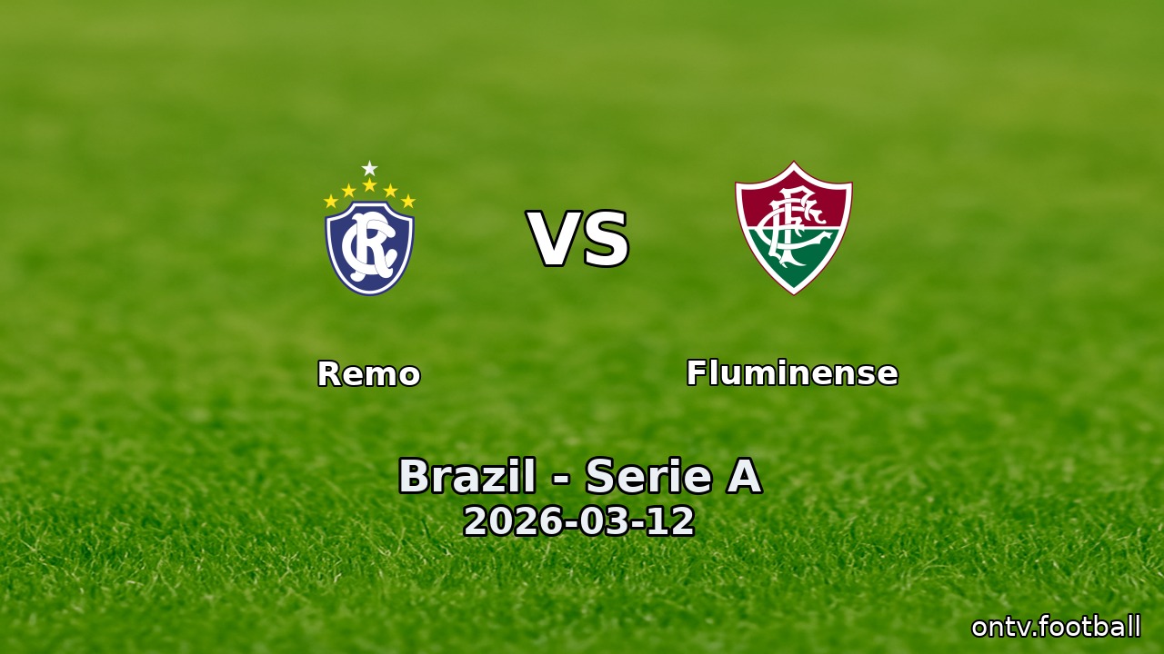 Remo vs Fluminense