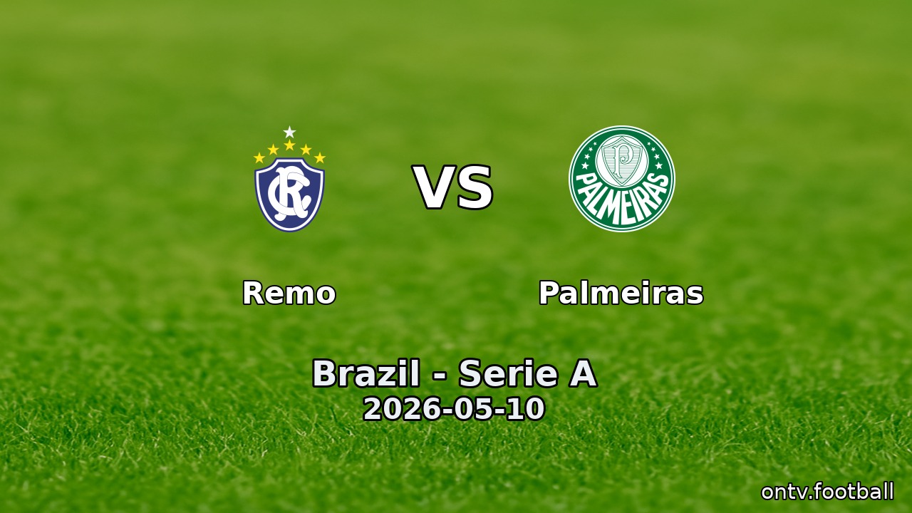 Remo vs Palmeiras