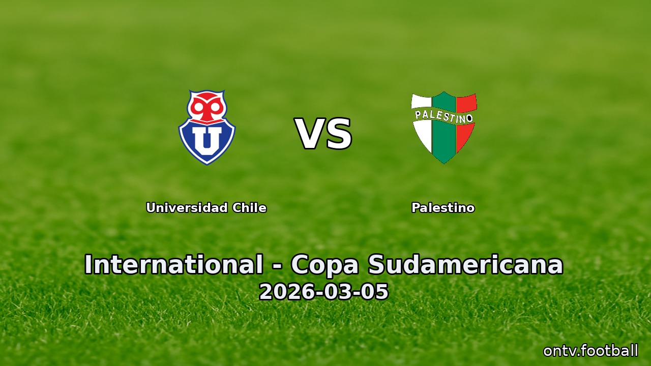 Universidad Chile vs Palestino