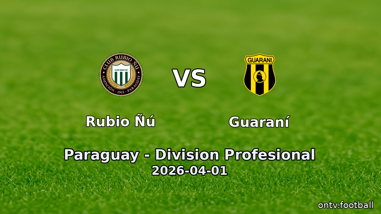 Rubio Ñú vs Guaraní