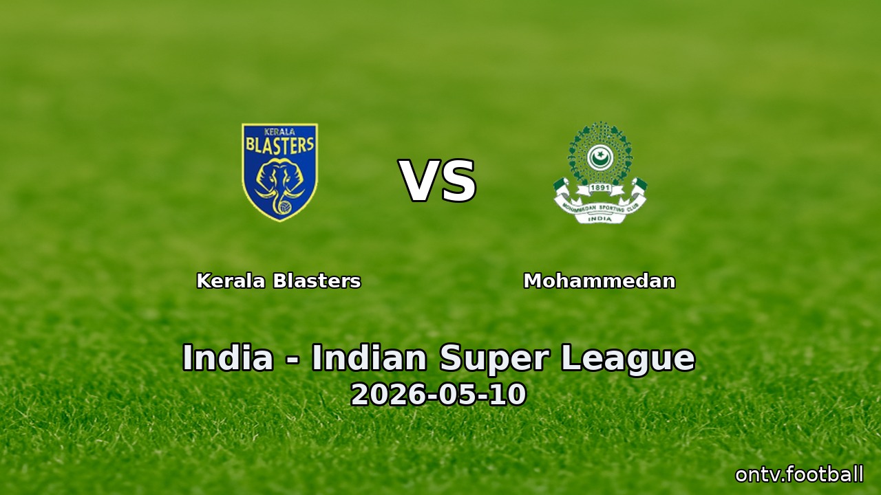 Kerala Blasters vs Mohammedan