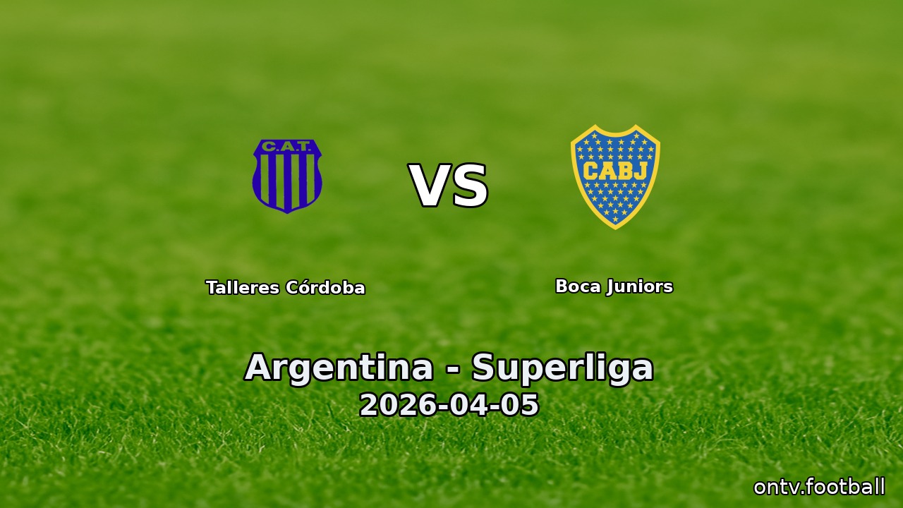 Talleres Córdoba vs Boca Juniors