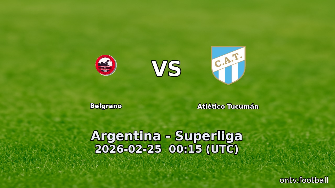 Belgrano vs Atlético Tucumán