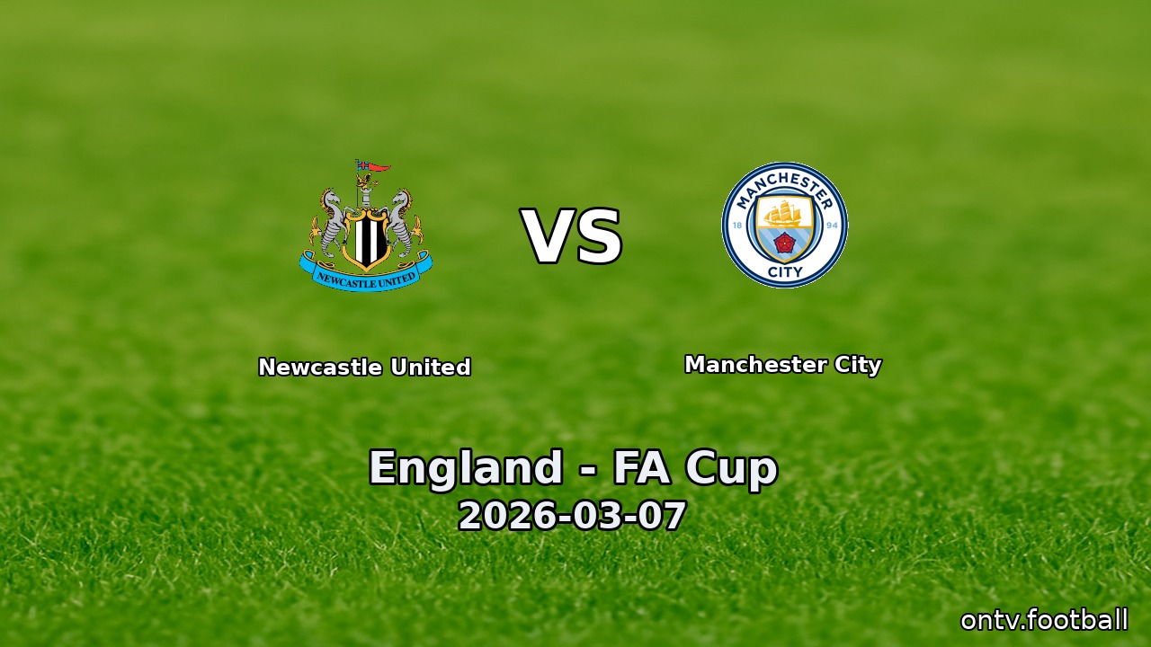 Newcastle United vs Manchester City