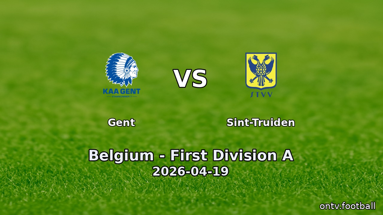 Gent vs Sint-Truiden
