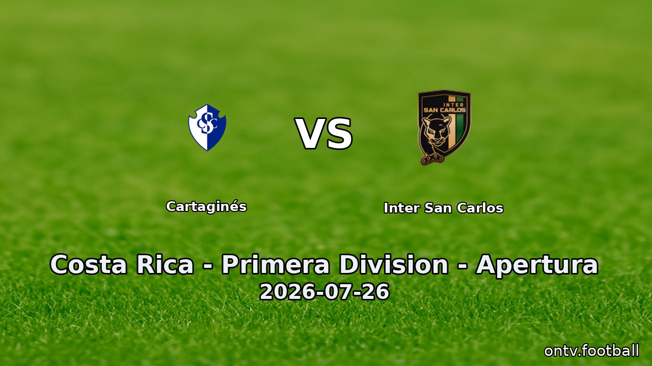 Cartaginés vs Inter San Carlos