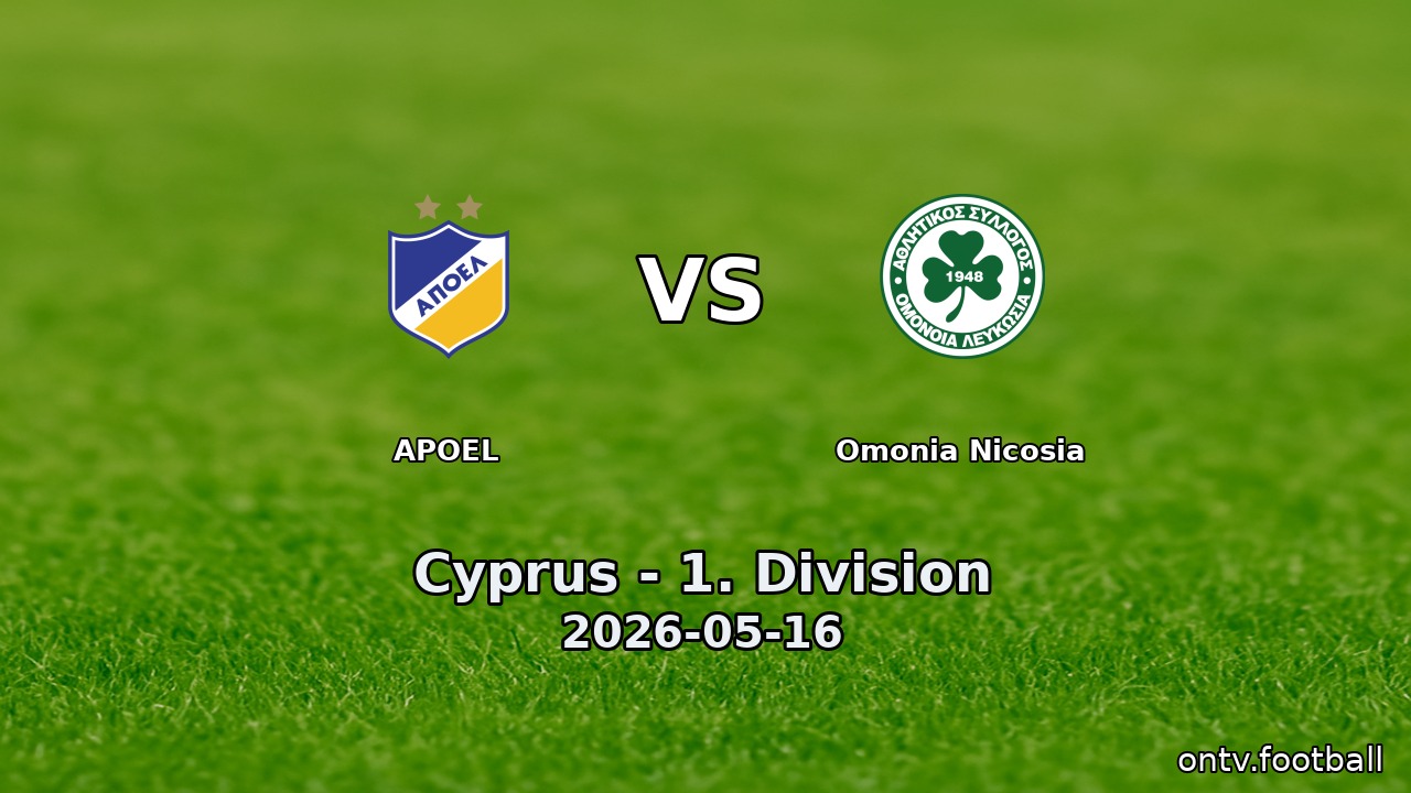 APOEL vs Omonia Nicosia
