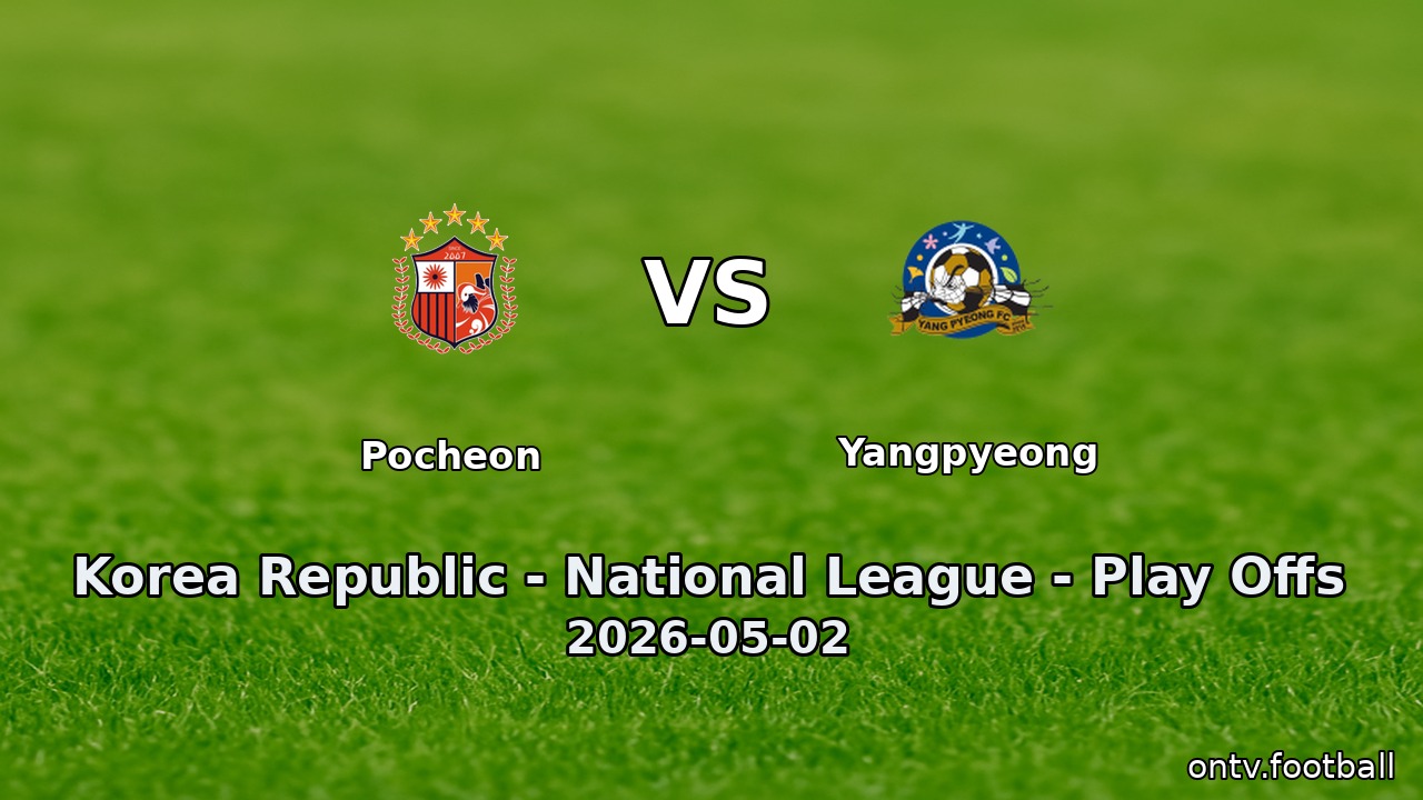 Pocheon vs Yangpyeong
