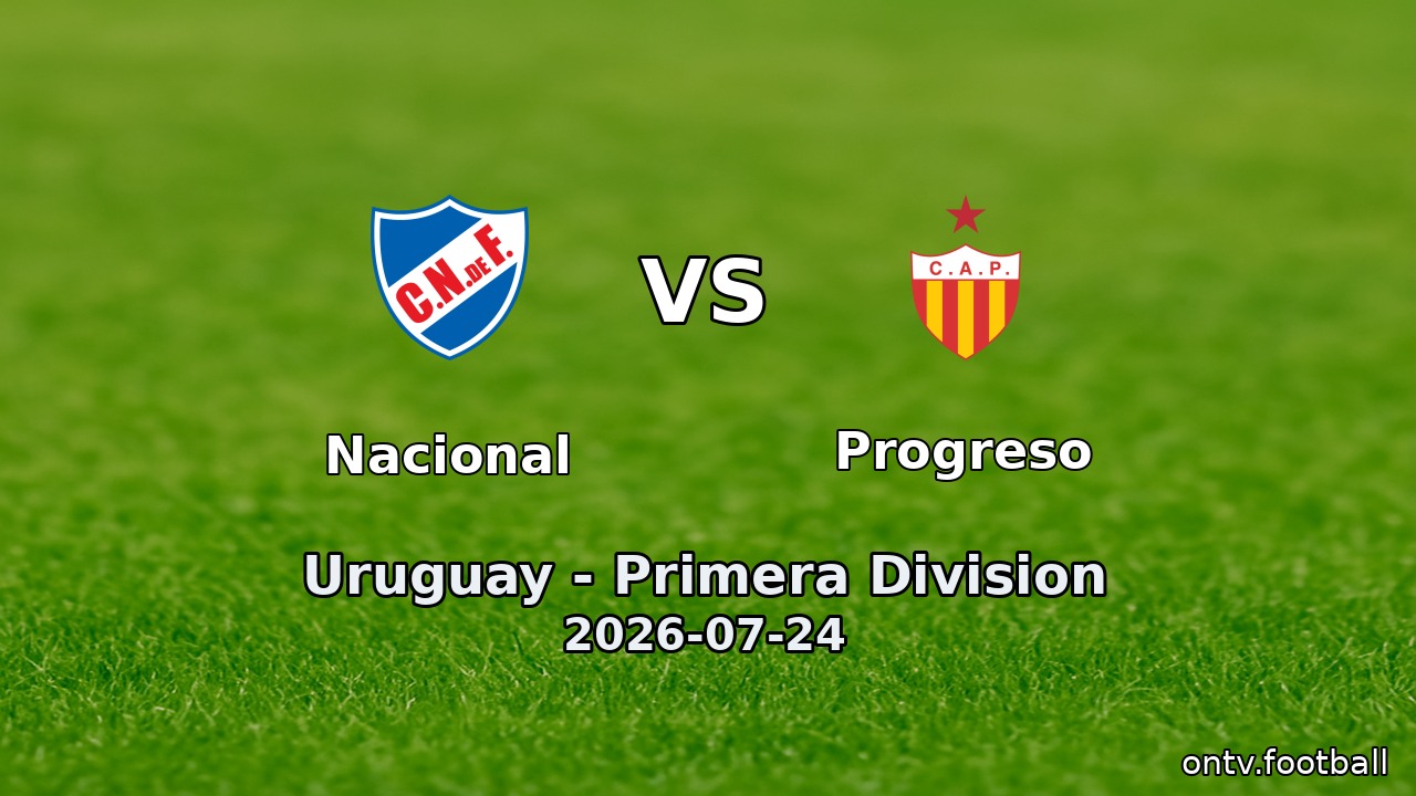 Nacional vs Progreso