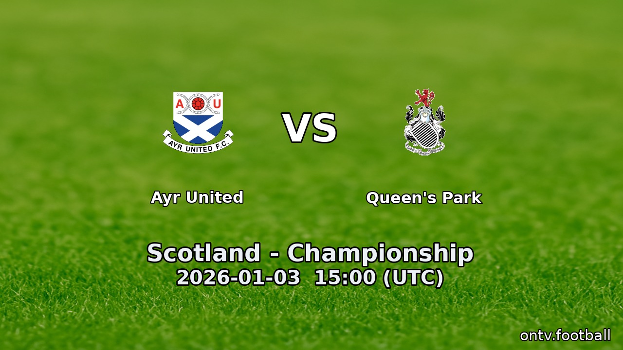 Ayr United vs Queen's Park