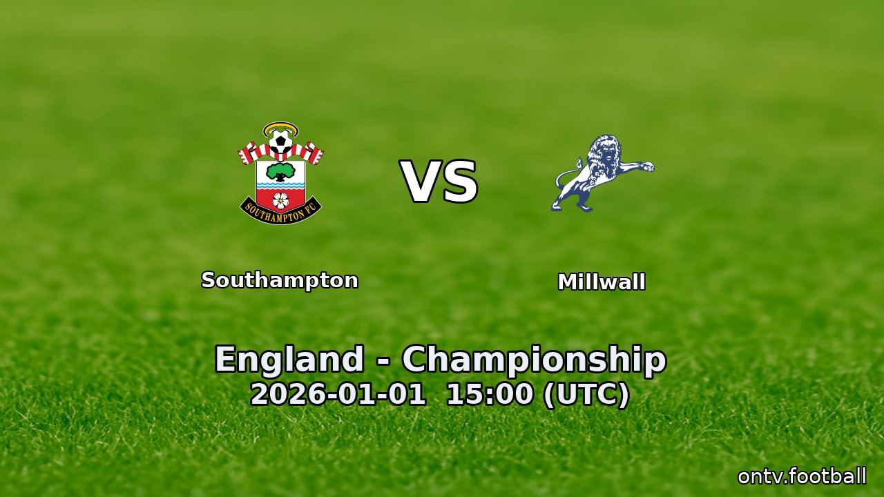 Southampton vs Millwall