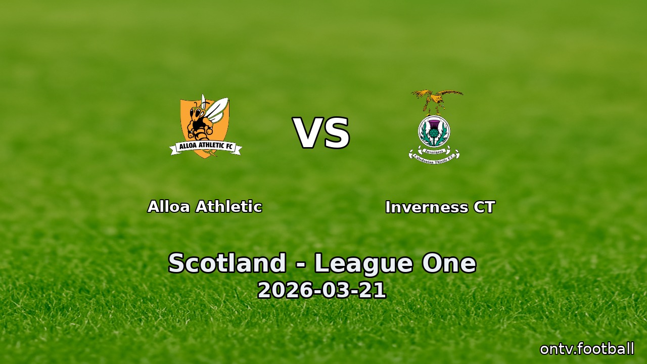 Alloa Athletic vs Inverness CT