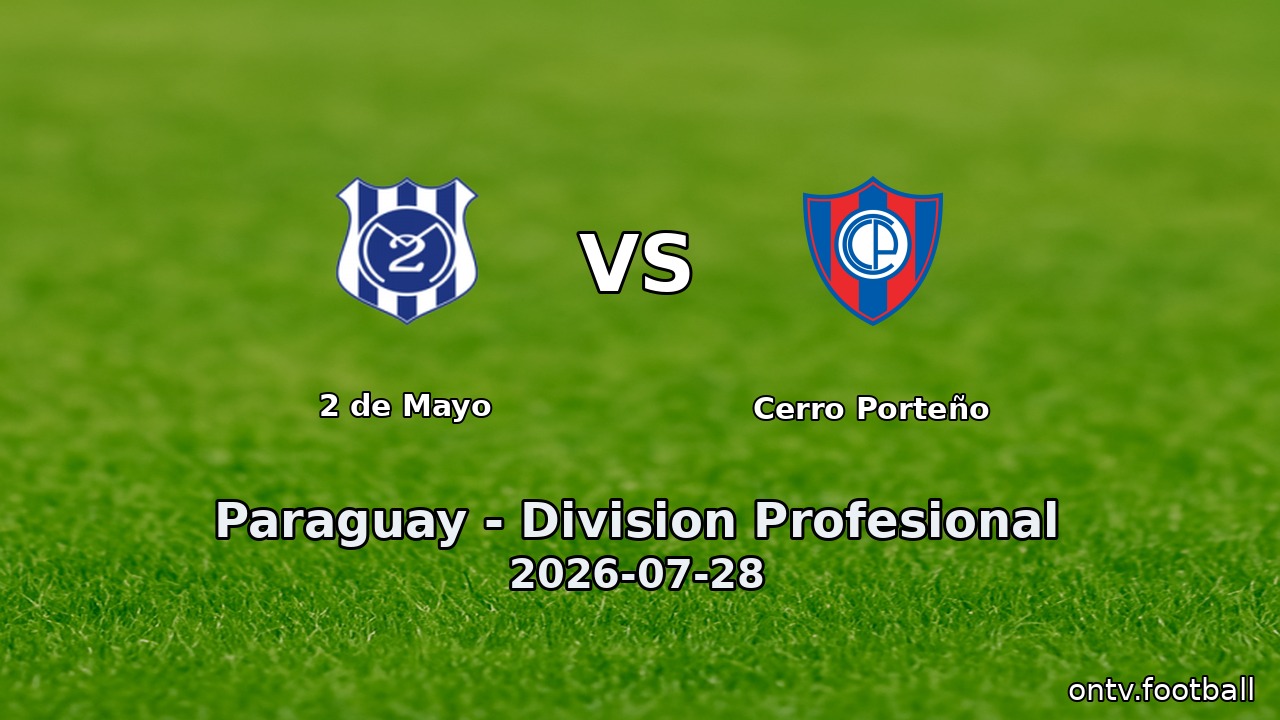 2 de Mayo vs Cerro Porteño