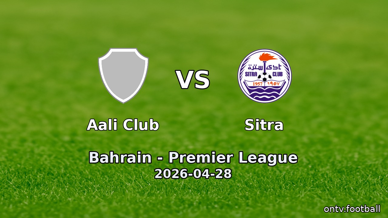 Aali Club vs Sitra