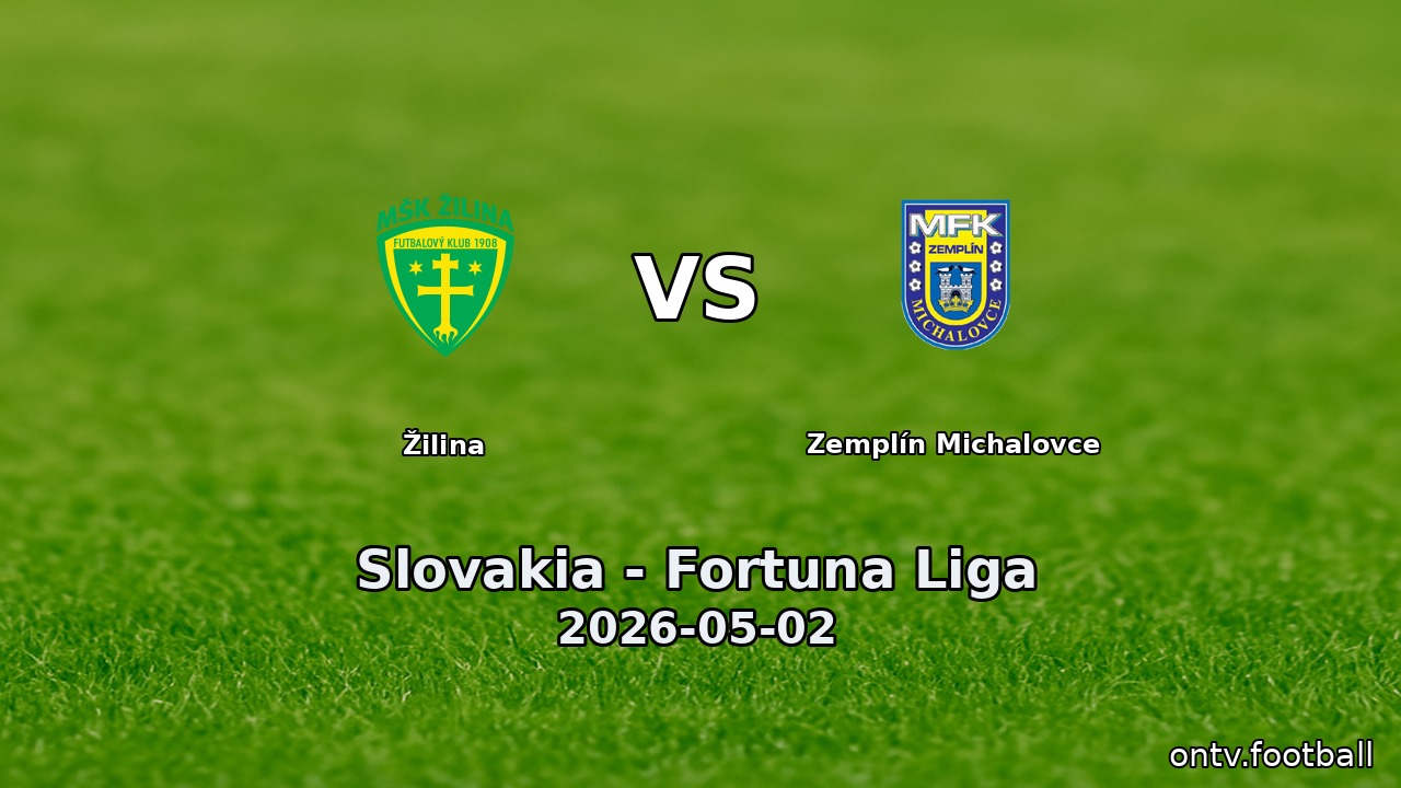 Žilina vs Zemplín Michalovce