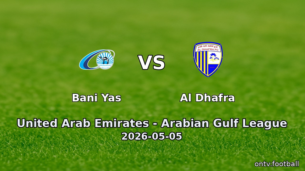 Bani Yas vs Al Dhafra