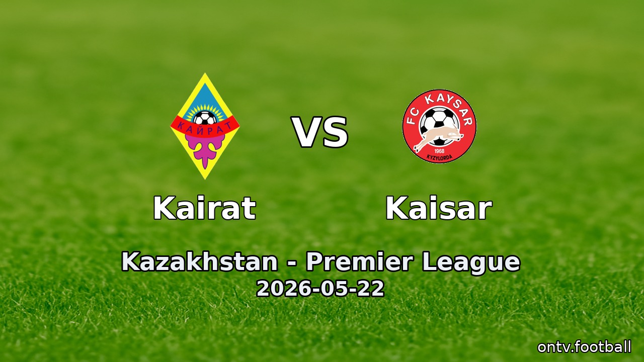 Kairat vs Kaisar