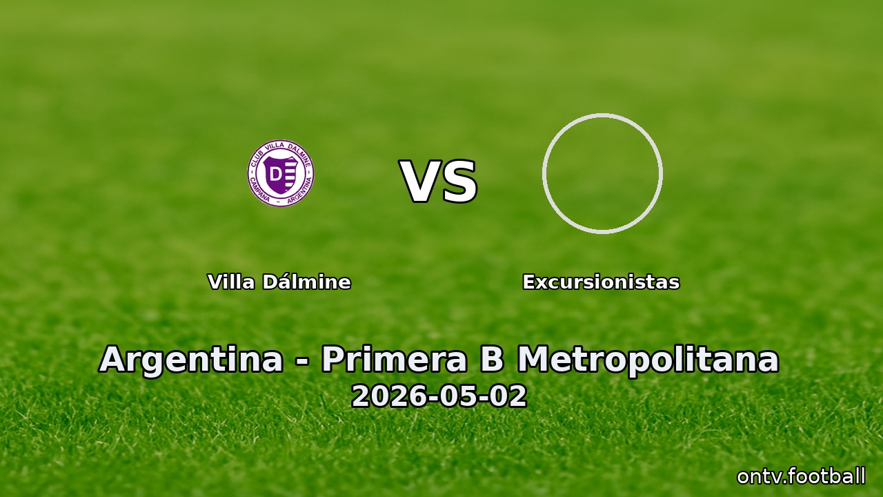 Villa Dálmine vs Excursionistas