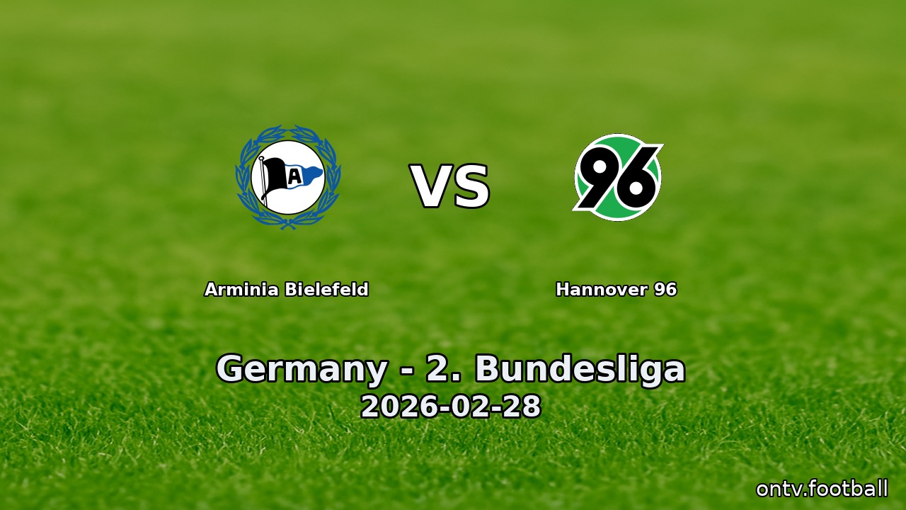 Arminia Bielefeld vs Hannover 96