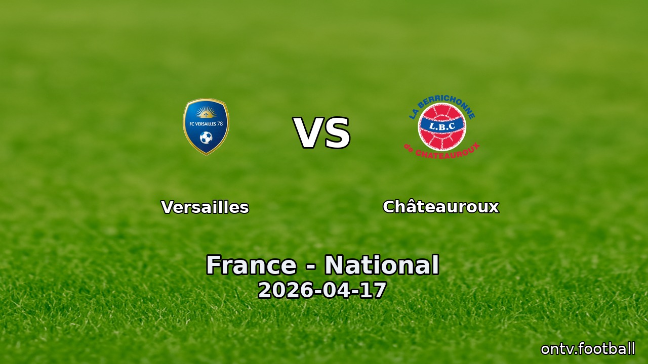 Versailles vs Châteauroux