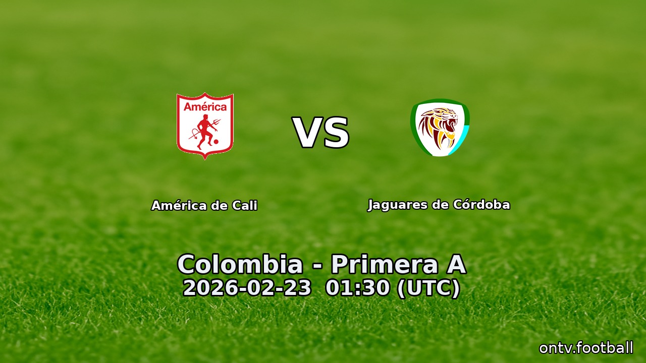 América de Cali vs Jaguares de Córdoba