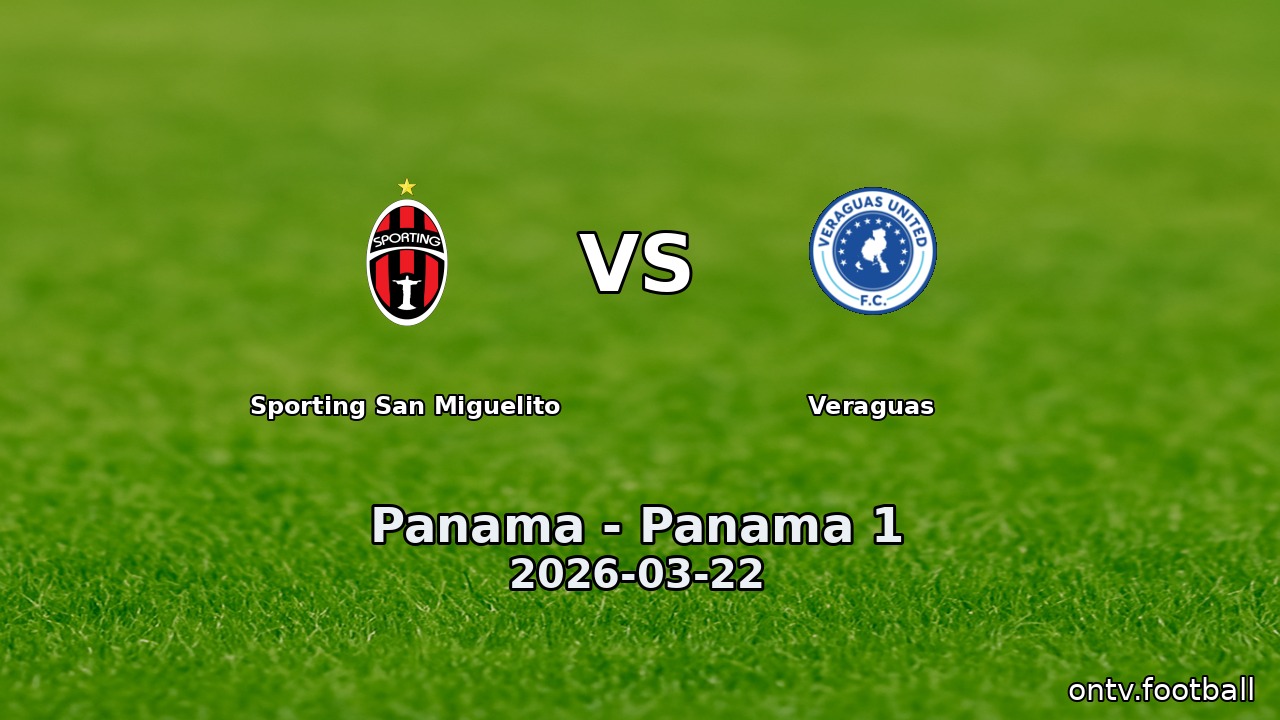 Sporting San Miguelito vs Veraguas