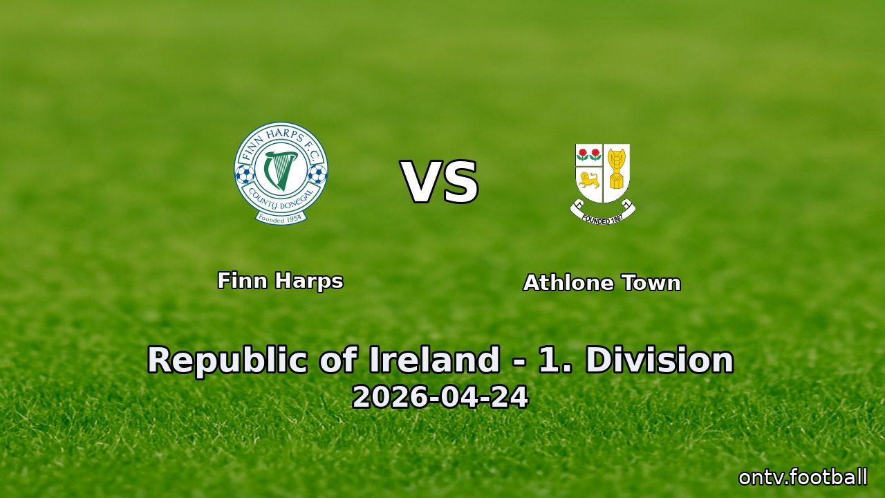 Finn Harps vs Athlone Town