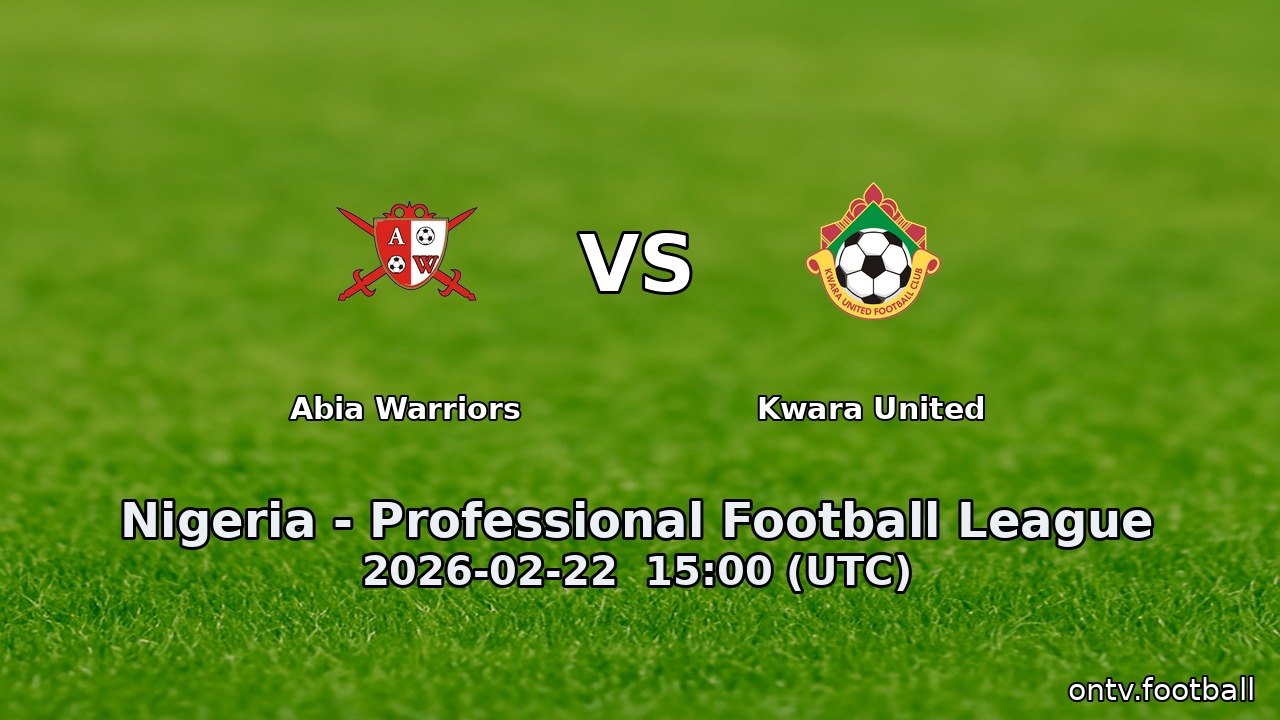Abia Warriors vs Kwara United