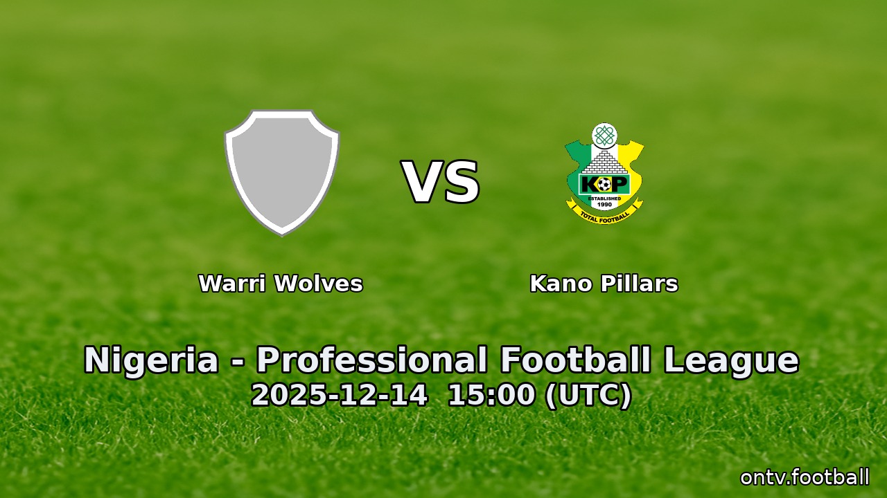 Warri Wolves vs Kano Pillars
