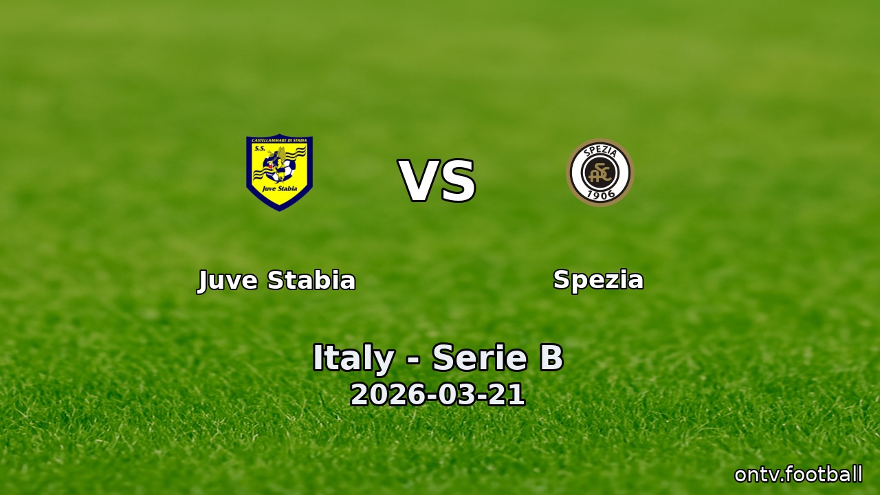 Juve Stabia vs Spezia