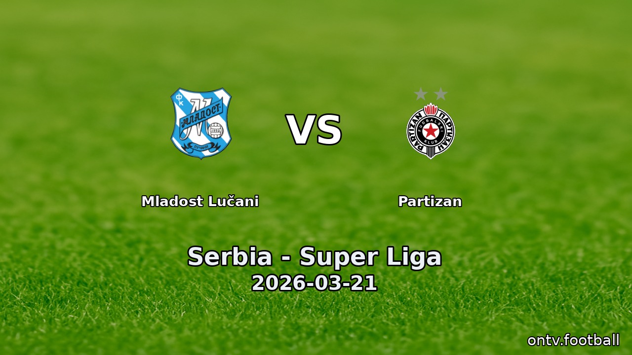 Mladost Lučani vs Partizan