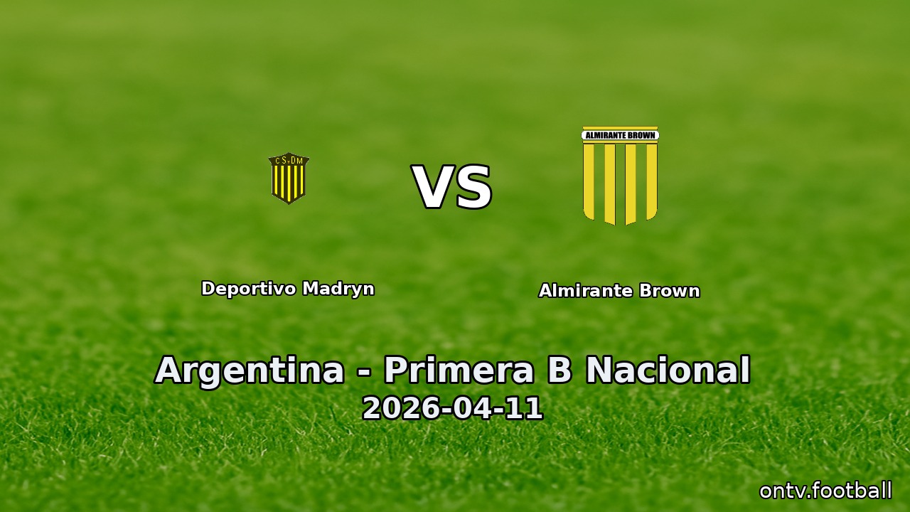 Deportivo Madryn vs Almirante Brown