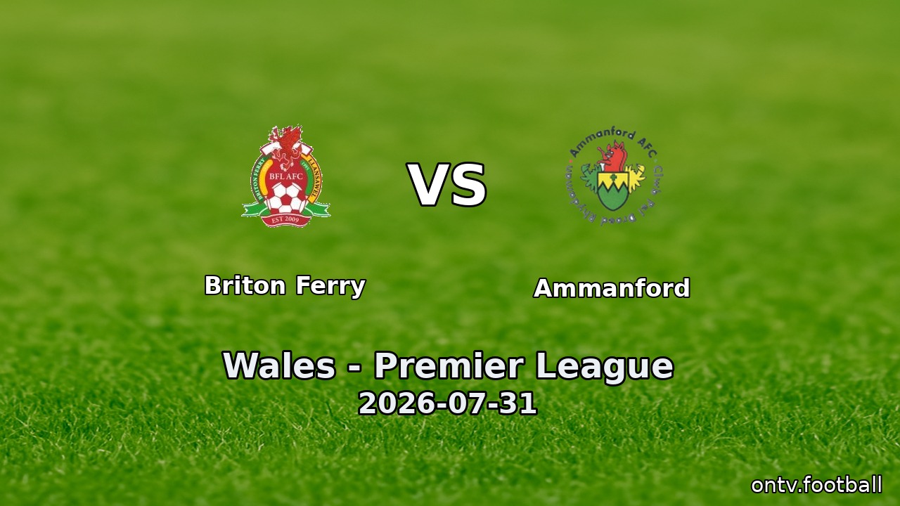 Briton Ferry vs Ammanford