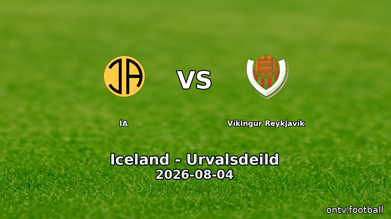 ÍA vs Víkingur Reykjavík