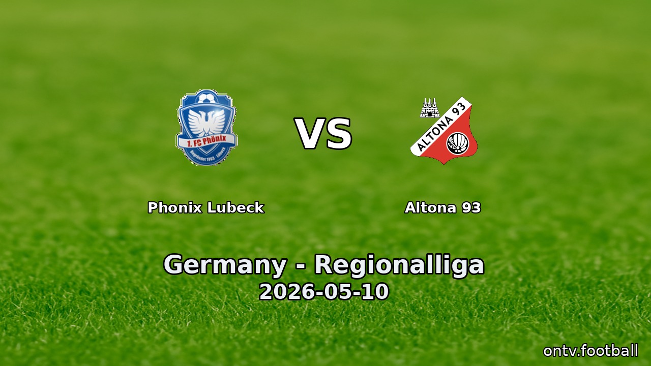 Phonix Lubeck vs Altona 93