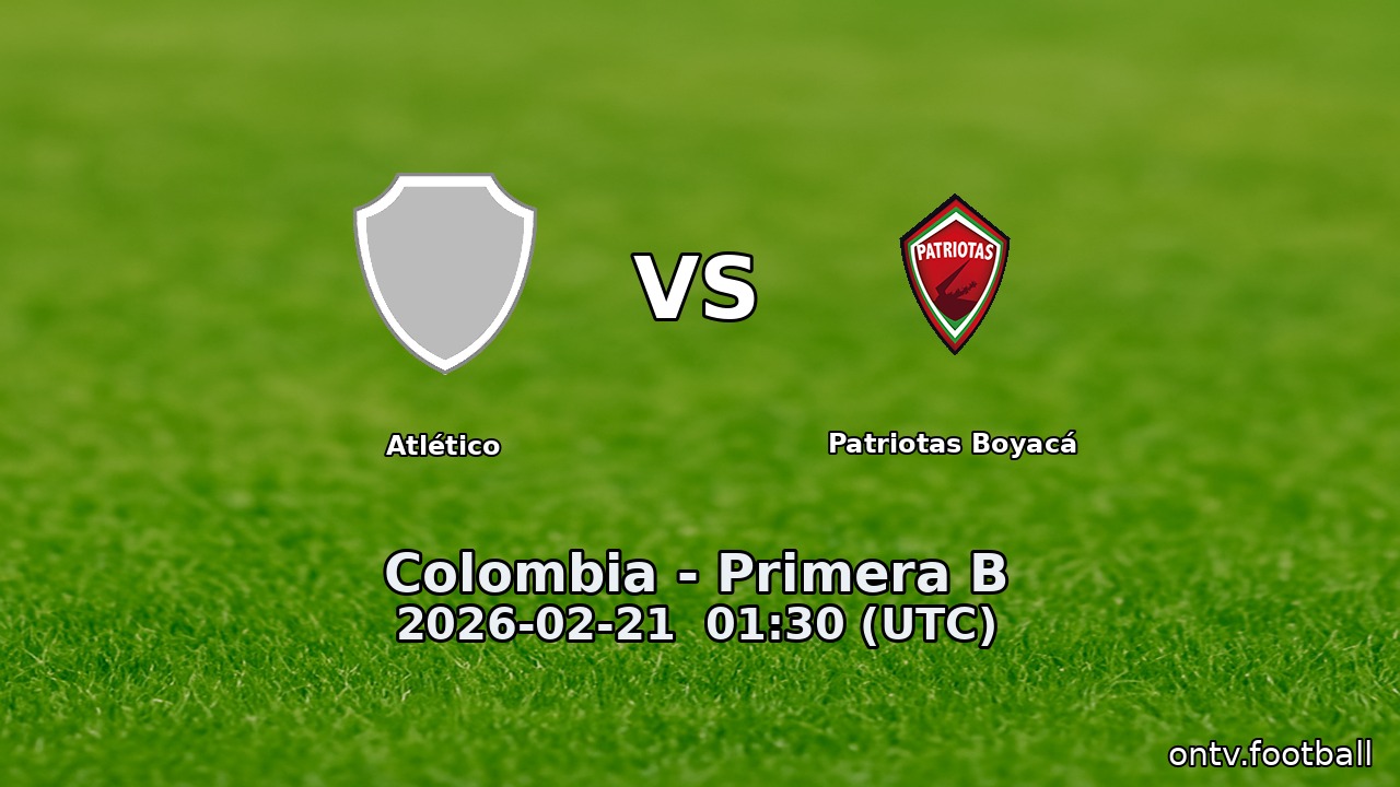 Atlético vs Patriotas Boyacá