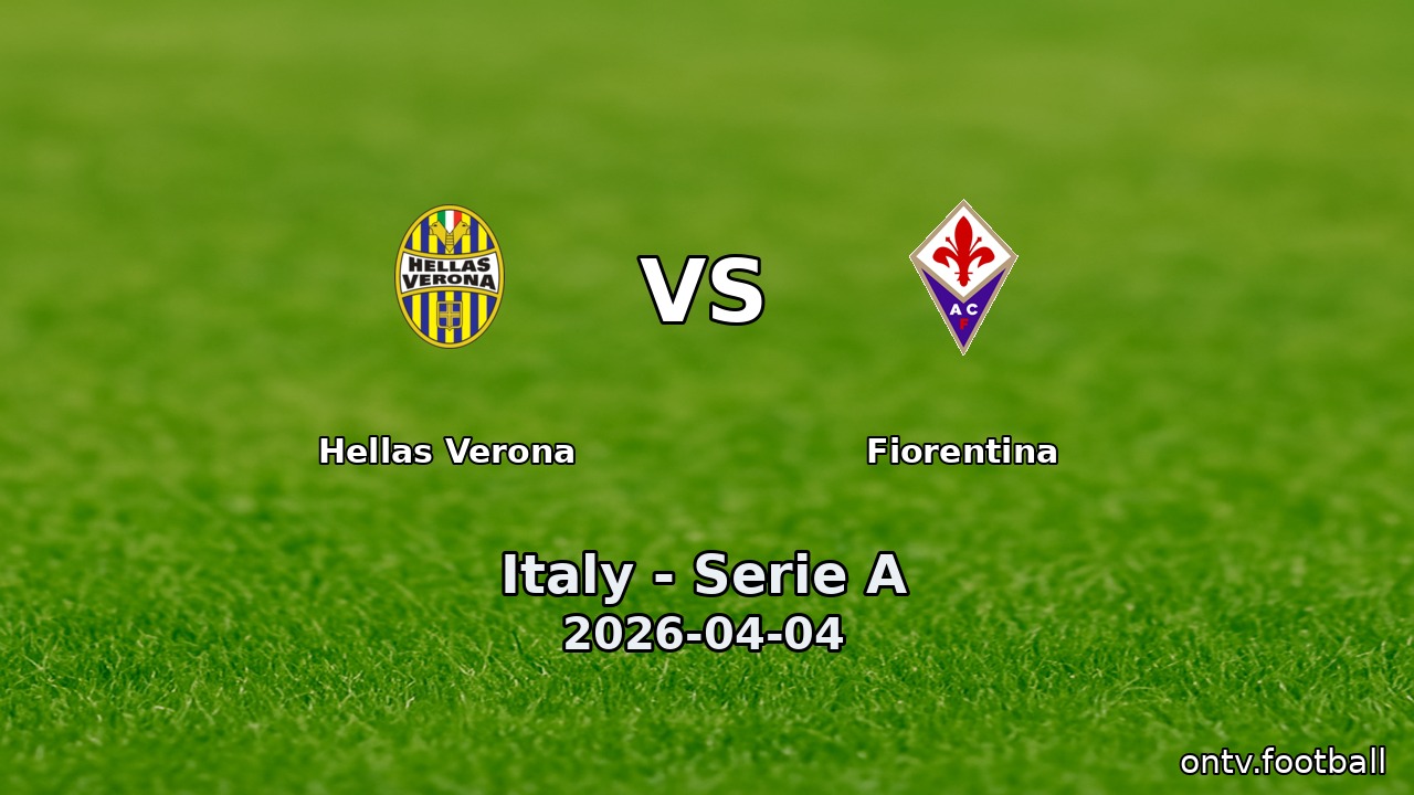 Hellas Verona vs Fiorentina