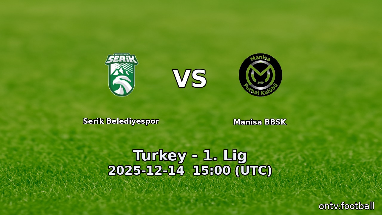 Serik Belediyespor vs Manisa BBSK