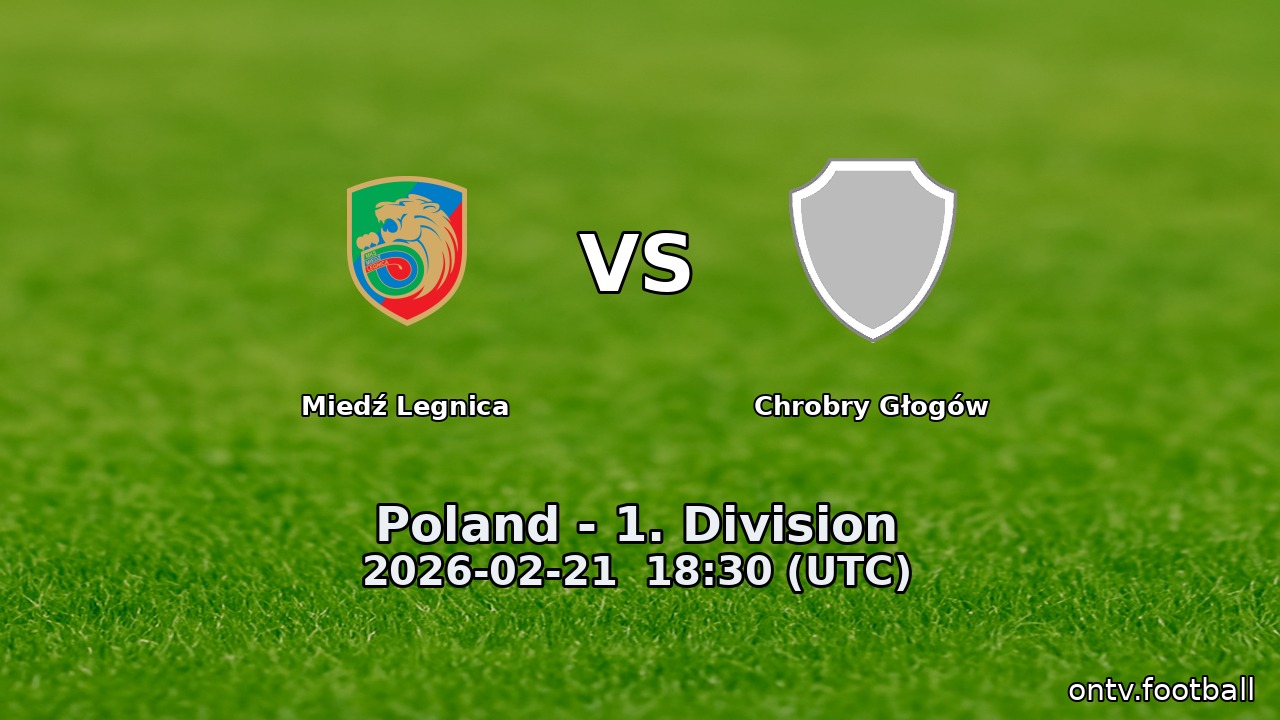Miedź Legnica vs Chrobry Głogów