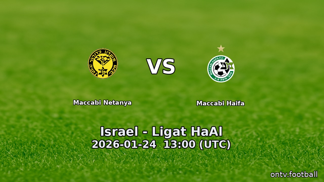 Maccabi Netanya vs Maccabi Haifa